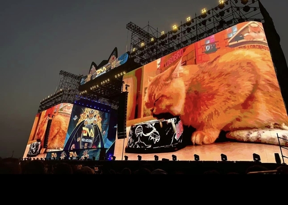 Große Schauplätze Weitwinkel-Stadion-Bildschirm LED-Display P10 IP65 Wasserdicht HD-Eisenbox
