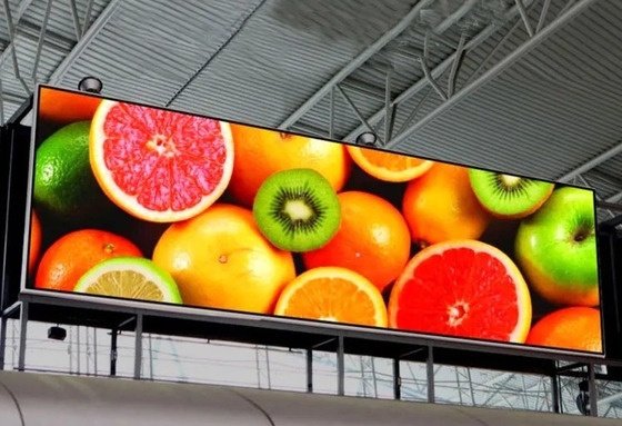 Vollfarbige LED-Anzeige Modul P10 1RGB Aufgehängte LED-Werbeanzeige