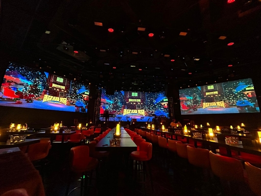 Hochleistungs-Innenwerbung digitale P3.91500x1000mm wasserdichte LED-Display-Bildschirme für Werbung