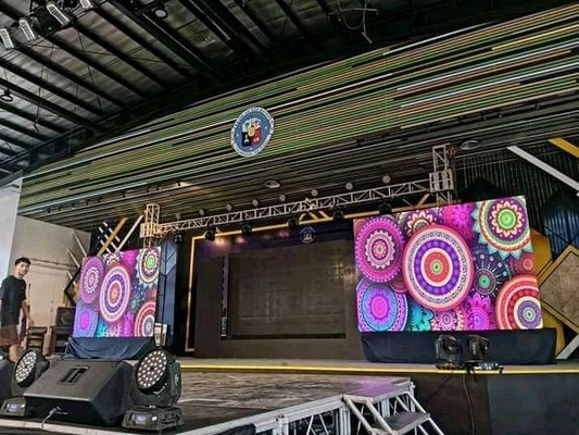 High Definition Full Color Werbung LED Druckguss Aluminium / Konferenz Outdoor LED Video Wand