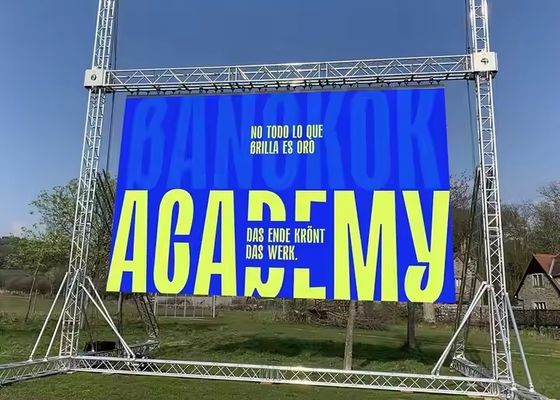 Superwasserdichtes DIP346 Outdoor-Full-Colour-LED-Guss-Aluminiumbildschirm