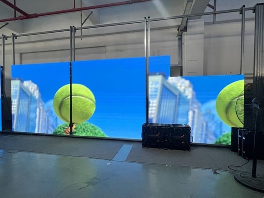 Hintergrund der Veranstaltungsbühne 500*1000mm P3.91 LED-Video-Display-Bildschirm mit 1000cd/m2 Helligkeit und R 625-630nm LED-Parameter