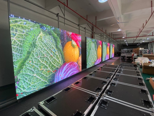 Videowerbung Mietbildschirm P8 LED-Display Billboard, Innenraum Vollfarb-LED-Bildschirm 1/4 Scan-Modus