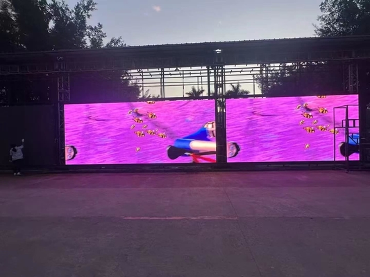 Innenwerfer Aluminium/Außenvermietung LED-Display 1R1G1B P4 Modul Größe 256*128mm