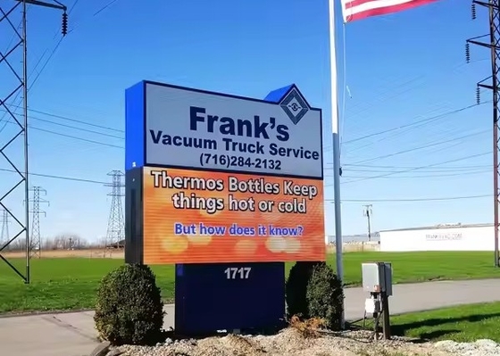 Vermietung/Gießwerk Aluminium Vollfarbe Außenwerbung LED-Display P1.667 LSN System IP34 wasserdicht