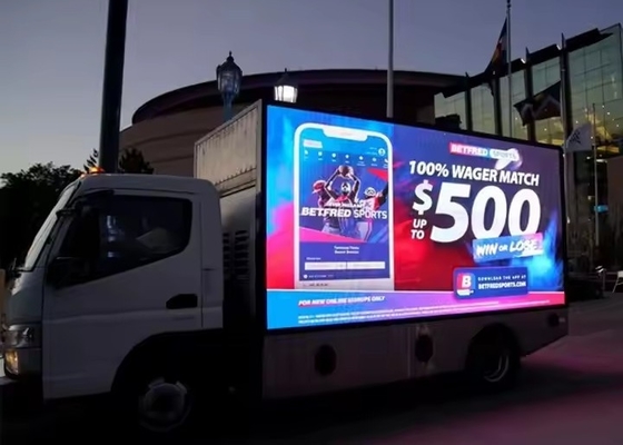 Mobiles Lkw Full Color Vermietung P2.6 Indoor LED Bildschirm Vermietung HD Stadion
