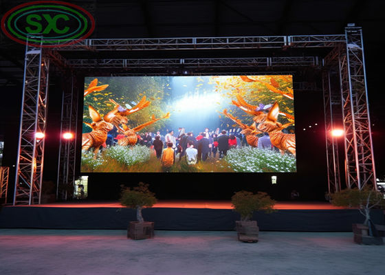 Indoor Full Color LED Display P391 Pixel Pitch 500x500mm Cabinet Size 1500cdm2 Helligkeit Geeignet für Mietveranstaltungen und Werbung