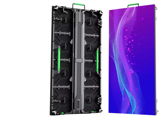 Guter Preis HD Druckguss Aluminium wasserdicht anpassbar Außen P3.91 10mm transparente Glaswand Online