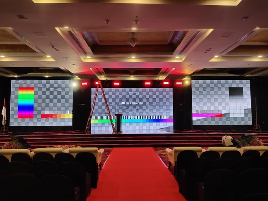 Druckguss Aluminium Gehäuse Werbeanzeige LED-Bildschirm 250x250mm RGB LED-Modul P31.25mm
