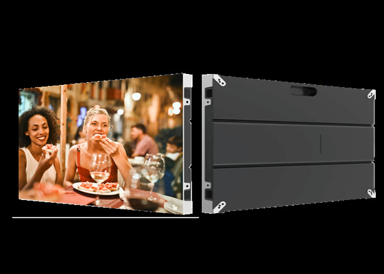 Hohe Dichte P1.25 P2 Indoor LED Wandbildschirm mit 6500K Farbtemperatur und ≥100 Lebensdauer in Druckguss Aluminium Schrank