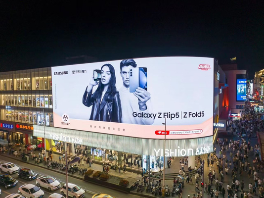 Outdoor-Full-Colour-LED-Display P6 LED-Display-Bildschirm mit breitem Blickwinkel und hoher Auffrischungsrate