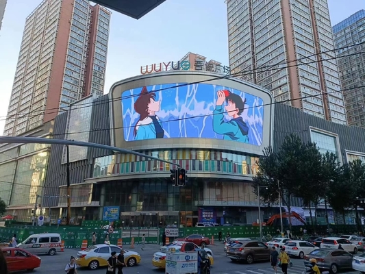 Outdoor-Full-Colour-LED-Display P6 LED-Display-Bildschirm mit breitem Blickwinkel und hoher Auffrischungsrate
