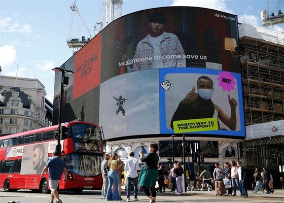 P8 Outdoor SMD LED Werbebildschirm 8mm Pixelabstand IP65 Wasserdicht