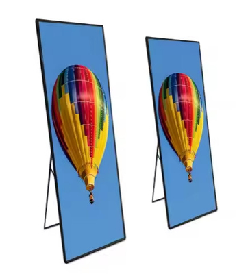 Innenraum P2.5 Vollfarbe Spiegel Led-Display Wireless USB 4G Smart Control Poster
