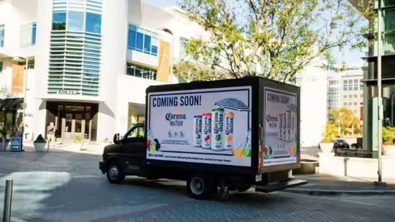 SMD2121 LED-Display für mobile Lkw mit vollfarbiger Tube-Chip-Videodisplayfunktion