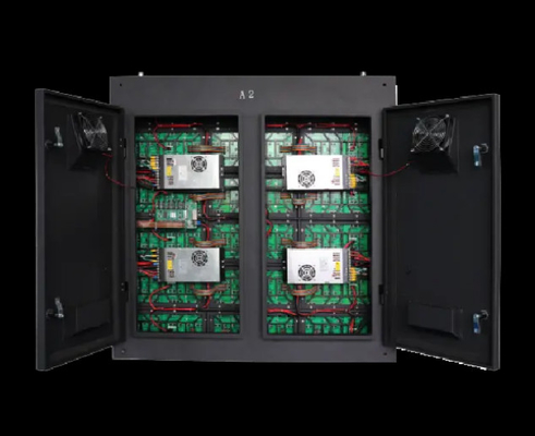 Ultra-Schlanke 8500 Nits Helligkeit P8 LED Mietwerbetafeln Stahlschränke