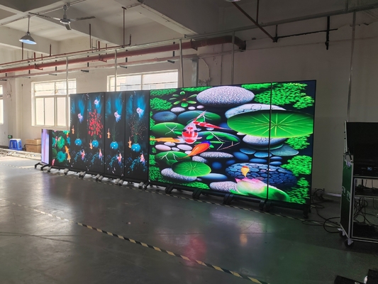 Innenraum P1.8P2 P2.5 P3 P4 Flexibles LED-Modul Kurverzylinder Ultra-dünnes flexibles kreisförmiges LED-Display für die Verwendung in Zylinderkolonnen