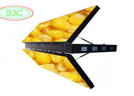 LED-Lampenpfeiler-Signal doppelseitige LED-Werbetafel Sichtentfernung 6 Meter Außeneinstrahlung