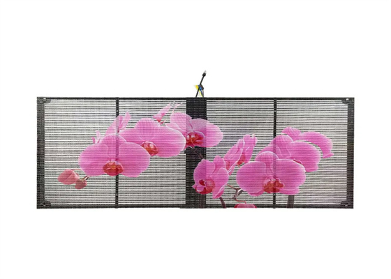 Hochhelligkeit transparentes LED-Schild G3.91-7.82 LED-Display 1000*500mm Druckguss Aluminium