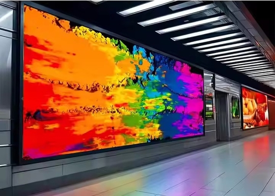 Vermietung Installation Druckguss Aluminium Suspensionsmodul Ultra-Dünn Indoor P3.91 LED Poster Anzeige