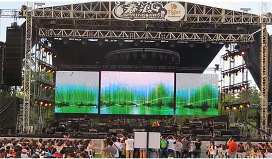 SMD3535 P10 Outdoor Full Color Led Display Wasserdicht 1/4 Scan 960*960mm