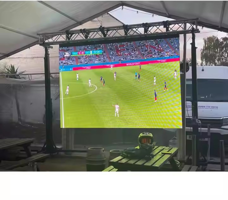 Außenwerbung P8mm LED-Display-Bildschirm wasserdicht und hohe Helligkeit mit 1/4 Scan Modul Stil