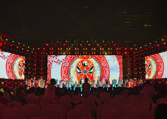 Guter Preis Ultra-Clear Die-Casting Aluminium RGB LED Display 1/4 Scanning Stadium Vollfarb-Außenbildschirm Wasserdicht Ein- und Doppelfarbbildschirm Online