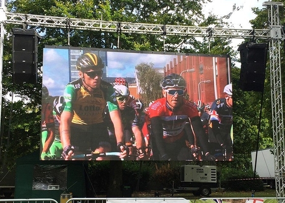 Outdoor Stadium Led Display Schrei Werbung P10 Vollfarbe 960*960mm Werbetafeln