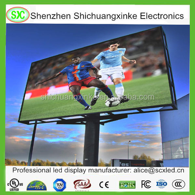 Full Color 625-630nm Score Led Billboard für vielseitige Werbelösungen mit durchschnittlichem Stromverbrauch von 860w/m2