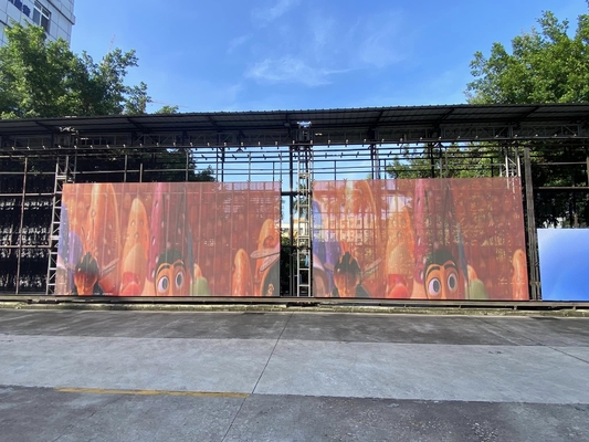 LED-Mietbildschirm / schlankes und leichtes LED-Display, anpassbares großes Festivalbildschirm