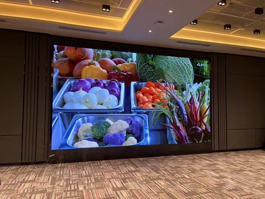 Die-Guss Aluminium RGB Bühne LED-Bildschirm Innenraum LED-TV Wand Geräuschlos 62500 Punkte/Quadratmeter