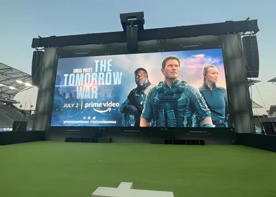 Outdoor P4 Vermietung LED-Display Druckguss Aluminium Bildschirm mit Druckguss Aluminium Gehäuse