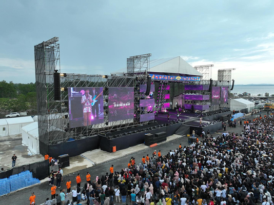 P6 Outdoor-Full-Colour-LED-Display mit 120° horizontalen und 60° vertikalen Blickwinkel für breite Anwendungen