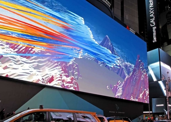 Outdoor-Full-Colour-LED-Display mit SMD2121 Encapsulation und AC 110/220V-Eingangsspannung für auffällige Werbung