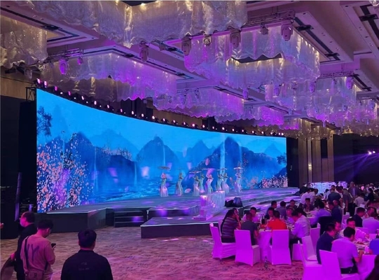 Die-Guss Aluminium Gehäuse HD Flexibles Modul Indoor P2 Flexibles LED-Modul für Werbebildschirm