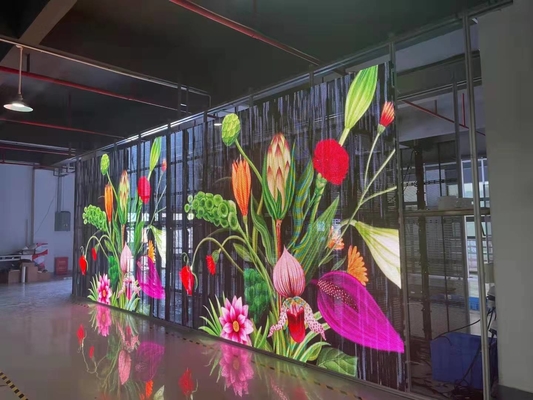 IP43 wasserdicht transparenter LED-Bildschirm perfekt für Veranstaltungen und Ausstellungen
