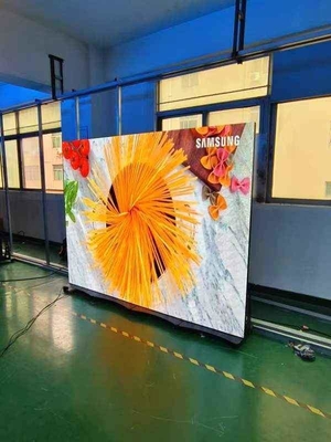 1R1G1B Farbkonfiguration LED-Poster-Display mit Aluminiumgehäuse und 320x160mm Modulgröße