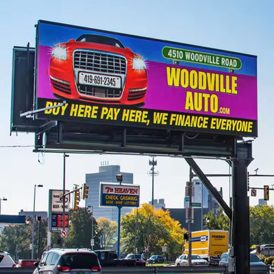 P6 SMD LED-Billboard-Bildschirm 6 mm Pixel Vollfarbwerbeanzeige