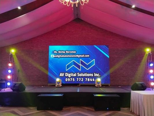 P4 Vollfarbige LED-Videowandbildschirme für Innenräume mit 80*40 Modul-Auflösung Werbeplakate