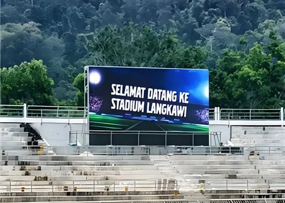 Große Outdoor-Full-Colour-Doppelseiten P10 Werbe-LED-Plakate mit Stahlstruktur