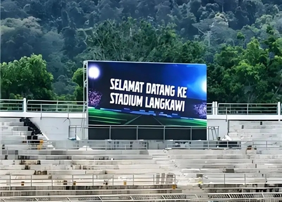Outdoor Stadium Led Display Schrei Werbung P10 Vollfarbe 960*960mm Werbetafeln