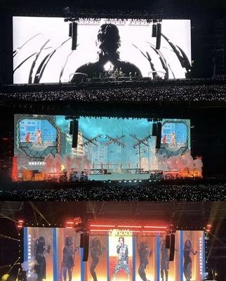 Outdoor-Full-Color-LED-Display, flexibel, hochauflösend, wasserdicht und ohne Verzögerung
