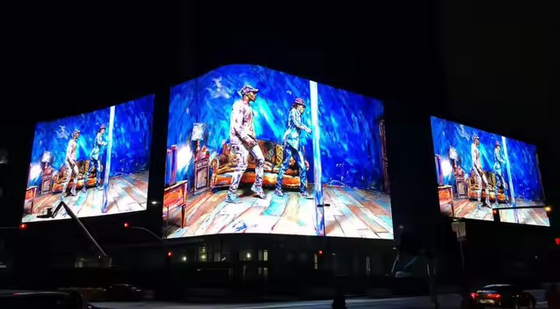 Fest P6 Outdoor Full Color LED Display Eisen Schrank 3 Jahre Garantie