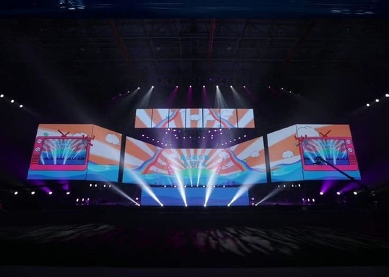100000 Stunden Lebensdauer Epistar Outdoor Vollfarbe LED-Aluminium-Display mit 720Hz Bildschirm-Erneuerungsfrequenz und 3