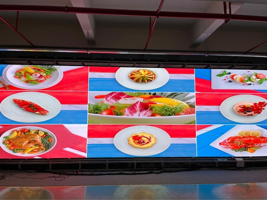 Innenraum-Full-Colour-LED-Display mit 4 mm Pixel-Konfiguration und 62500 Pixeln pro Quadratmeter für hohe Auflösung