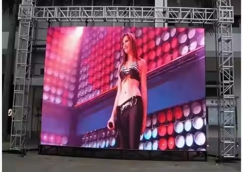 Außen-Full-Colour-LED-Display-Bildschirm P8 Fest-Wasserdicht IP65 1/16 Scan-Modus