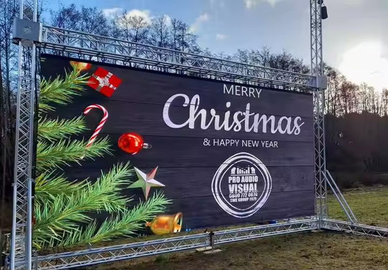 Vollfarbige High-Definition Outdoor LED Videowand mit nahtloser Display-Technologie, geeignet für Werbung und Veranstaltungen