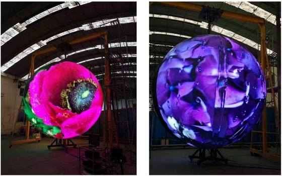 320*160mm Modulgröße Sphären-LED-Bildschirm mit wasserdichtem IP43 und Epistar-Chip