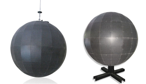 Einkaufszentrum und Veranstaltungen Sphäre LED-Bildschirm mit Hinterseiten-Service-Wartungsmethode Spannung DC5V Einfach zu bedienen