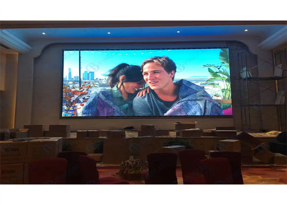 Innenbereich P6 LED-Display Eisen-Stahl-Schrank LED-Panel 4k hochauflösende LED-Bildschirm